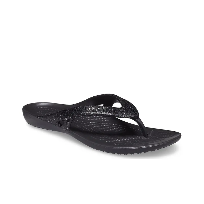 Crocs Kadee Ii Light Cozy Flip Flops Unisex Black-2