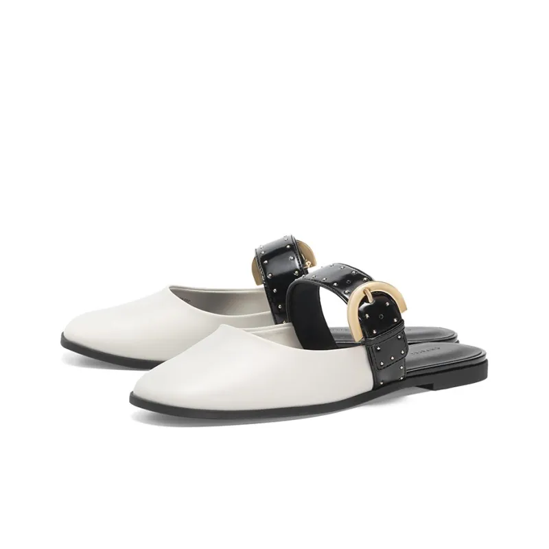 CHARLES&KEITH Stylish Sandals Women's Pink White-1