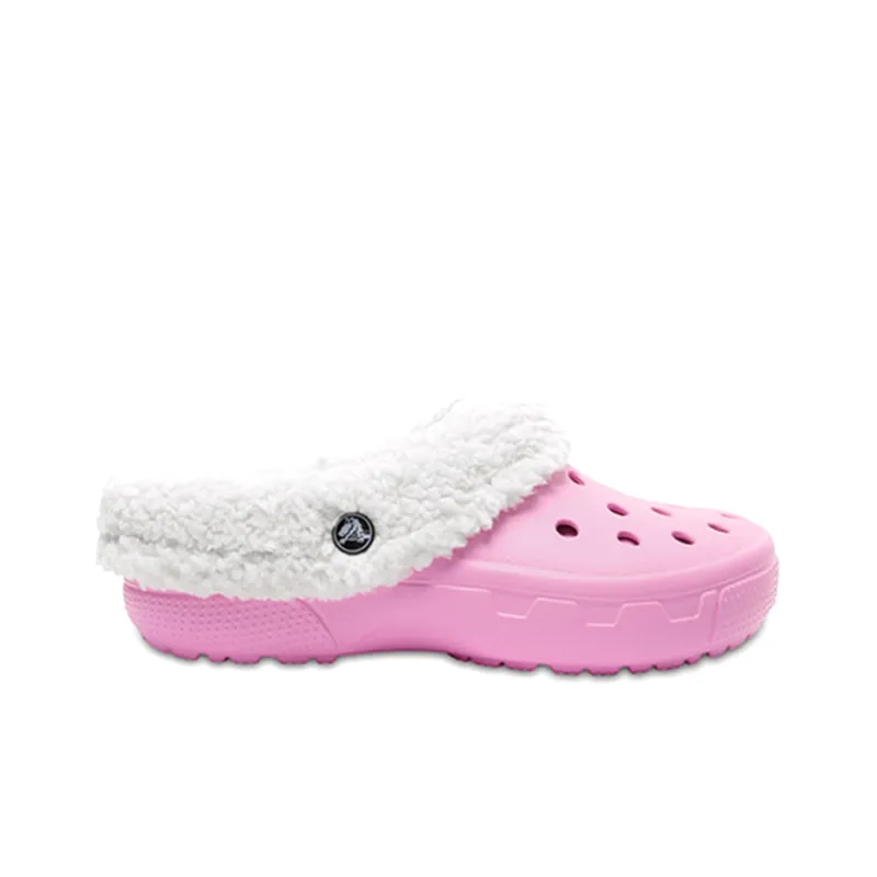 Crocs Mommoth Evo Clog Lightweight Wear resistant Stay Warm Sports Slippers Pink-1
