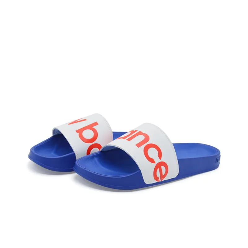 New Balance 200 Slippers White/Blue/Red-2