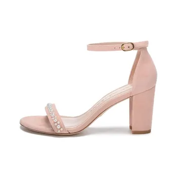 Stuart Weitzman/SW One Strap Sandals Women's Nude Pink