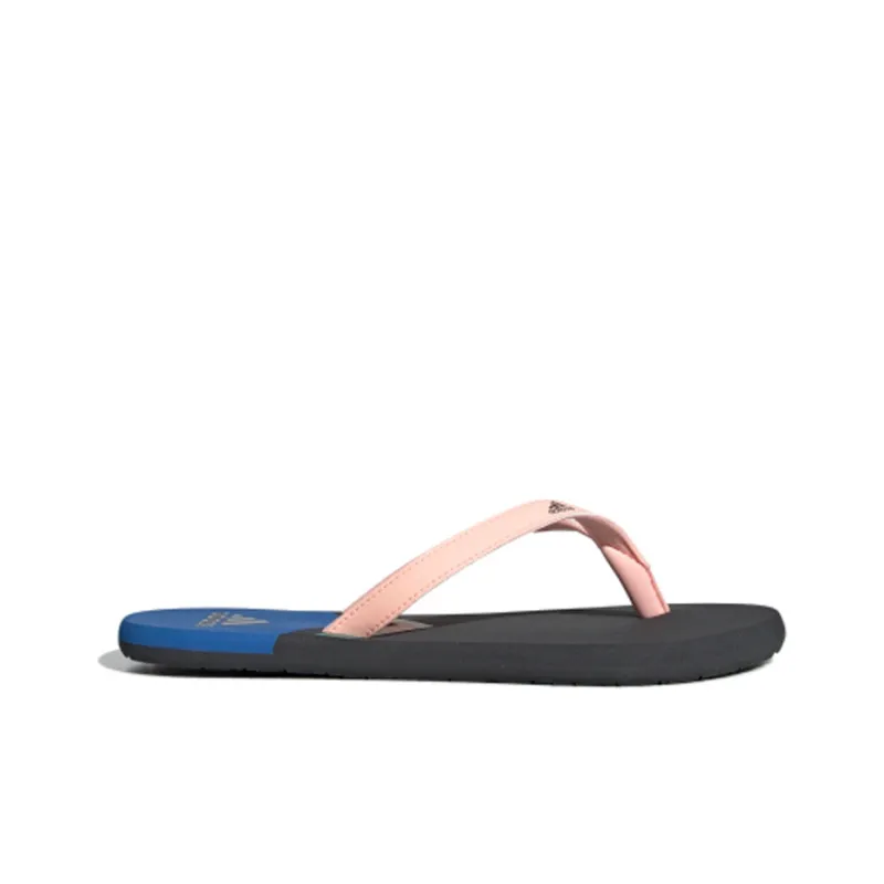 Adidas Eezay Flip Flop Slipper 'Black Pink Blue' Women's-1