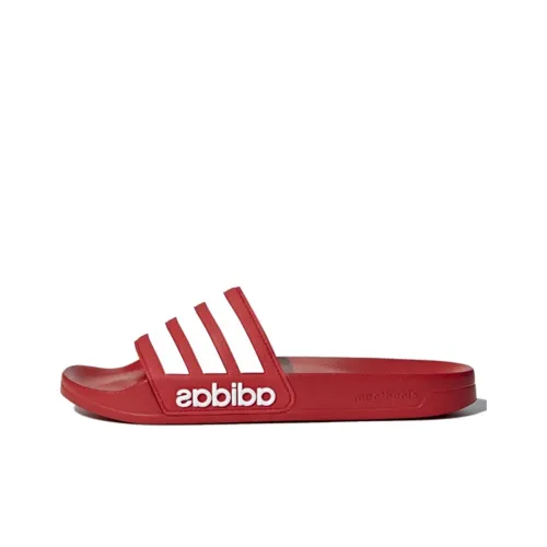 Adidas Adilette Slide Slippers Unisex Red/White