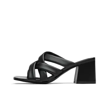 Clarks Rubber Sole Antibacterial Quick Dry Slide Slippers Women's Black