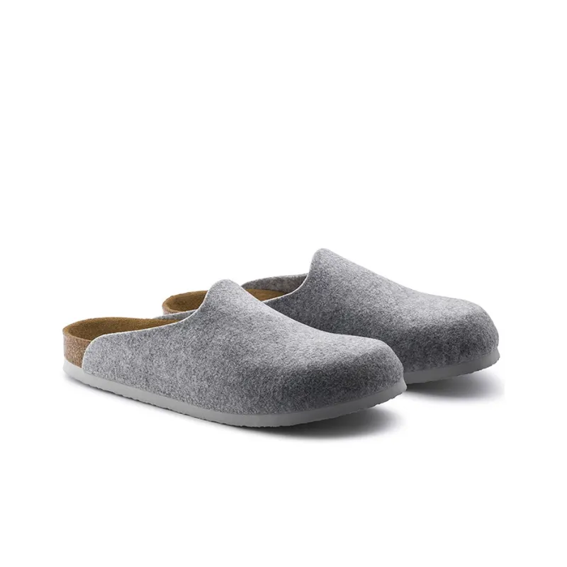 Birkenstock Amsterdam Version Light Grey Slippers Women's-3