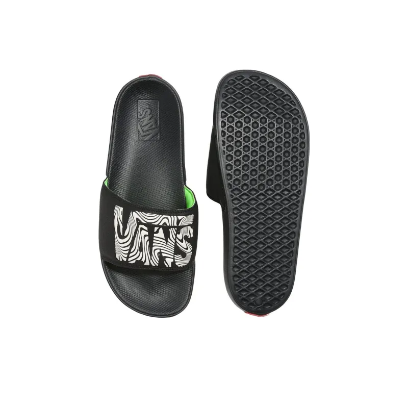 Vans La Costa Slide On 'Black White'-4