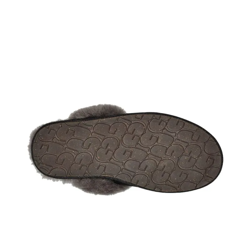 UGG Scuffette Ii Slipper Black Grey Women's-5
