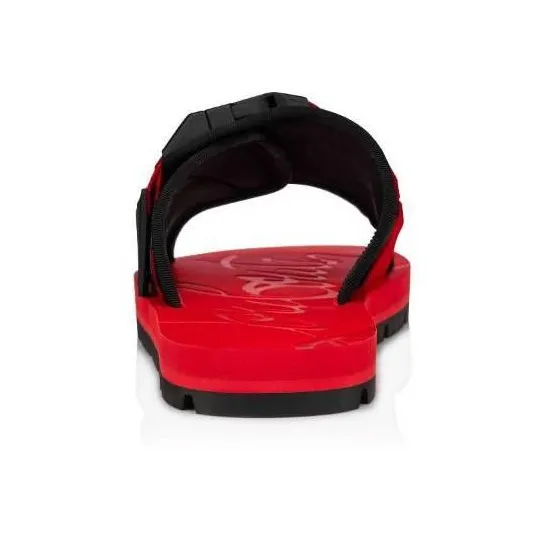 CL LUBOTING Slide Slippers Men's Red-3
