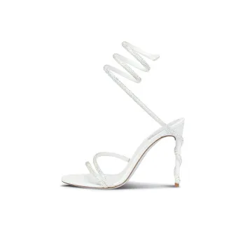 René Caovilla Cecile Rhinestone Sandals