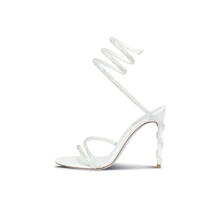 René Caovilla Cecile Rhinestone Sandals-0