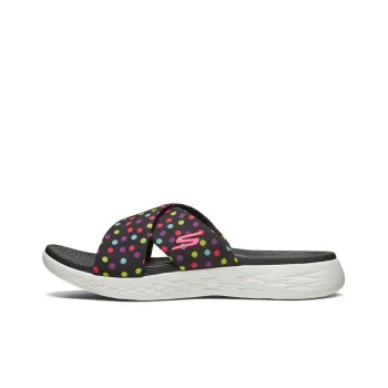 Skechers On The Go Slide Slippers Women's Black/Colorful Color