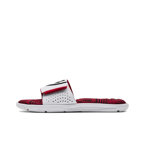 Under Armour Ignite Series Slide Slippers Men White/Red