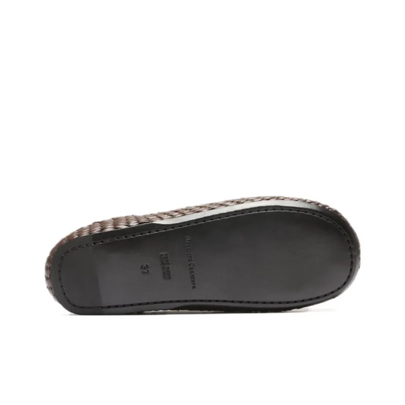 Officine Creative Polly Wrap-toe Slippers Women's Brown-4