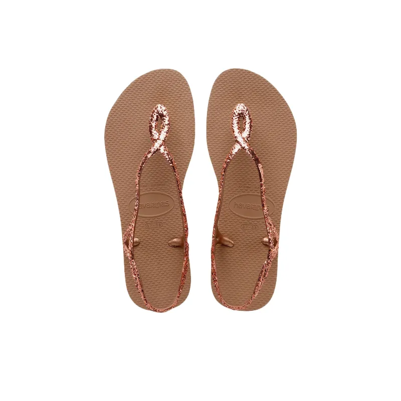 Havaianas Beach Sandals Women's Rose Gold-3