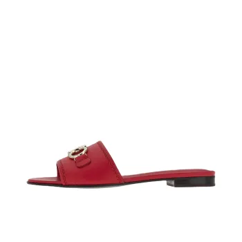 Ferragamo Slide Slippers Women's Red