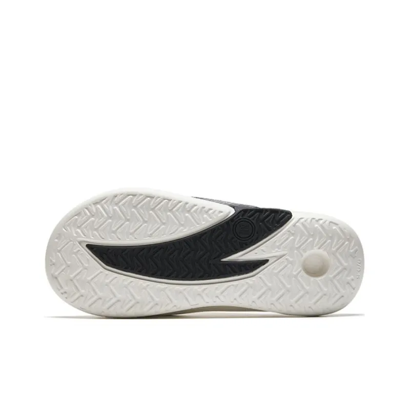 Anta Nitrogen Bubbles Sports Slippers Men's White Black-4