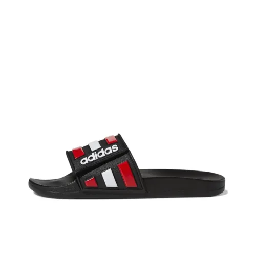 Adidas Adilette Slide Slippers Unisex Black/Red/White