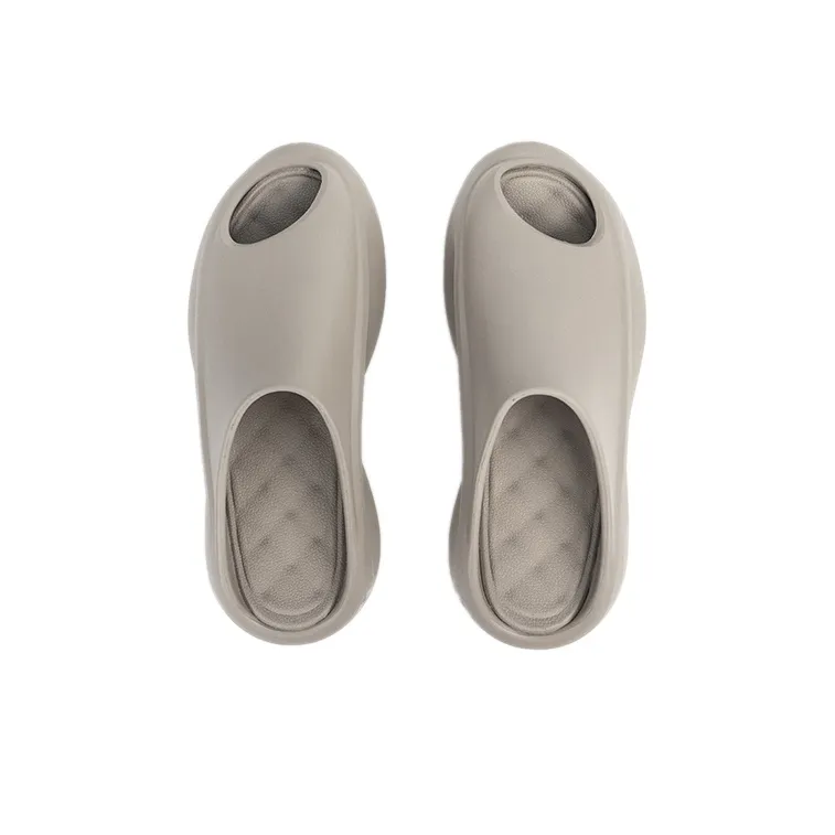 LiNing Yun You Slay Quiet Abrasion Resistant Slide Slippers Men's Cashmere Gray-3