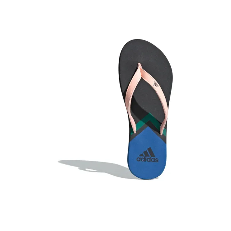 Adidas Eezay Flip Flop Slipper 'Black Pink Blue' Women's-4