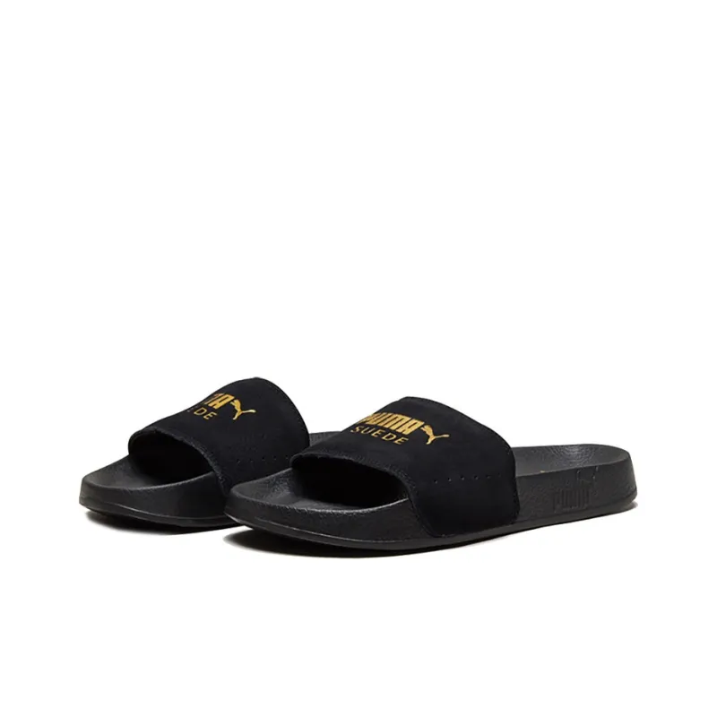 PUMA Leadcat Suede Slide 'Black Team Gold'-2