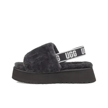 UGG Disco Slide Thick Sole Gray Slippers Women's