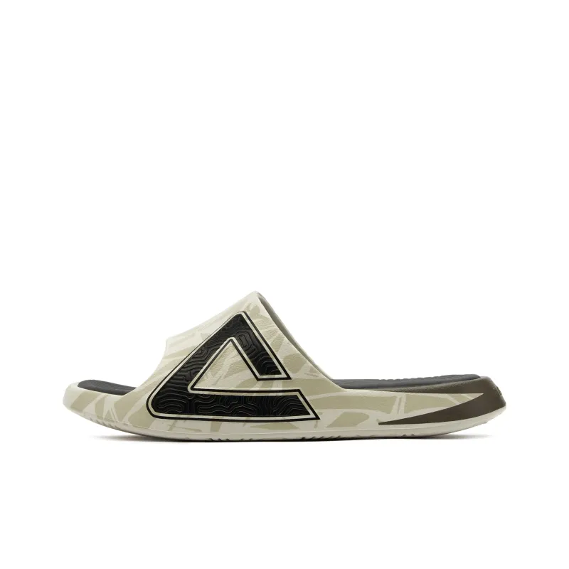 PEAK Quiet Slide Slippers Unisex Light Khaki-1