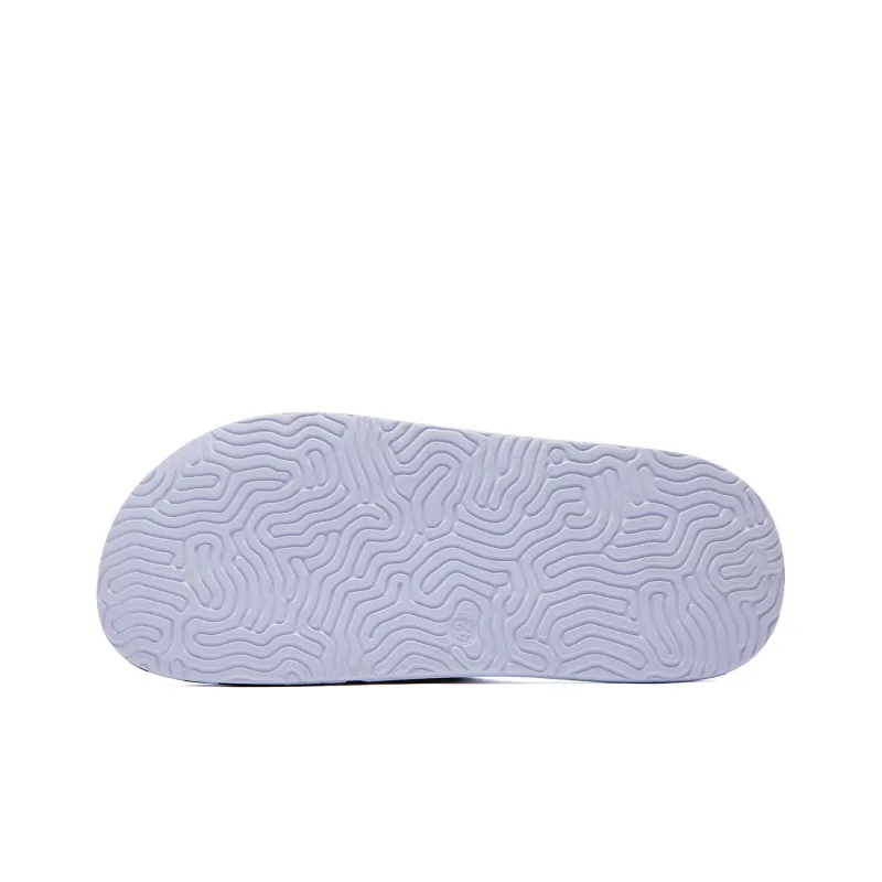 Newok x PEAK Rubber Sole Slide Slippers Unisex White Black-5