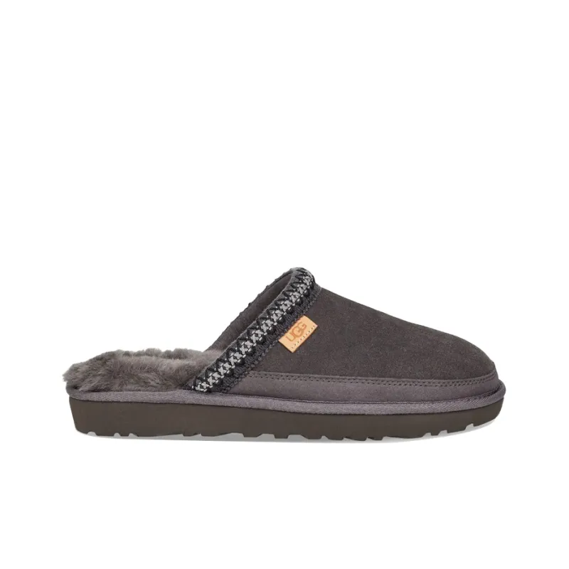 UGG Tasman Slip On Gray Slippers-1