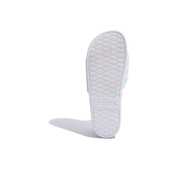 Adilette Adidas Comfort Slide 'White Clear Aqua'-5