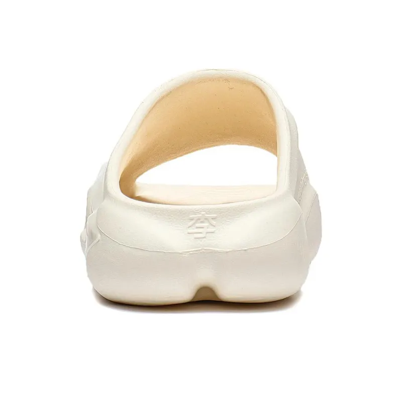 LiNing BADFIVE Slide Quiet Slide Slippers Women's Vanilla White-4