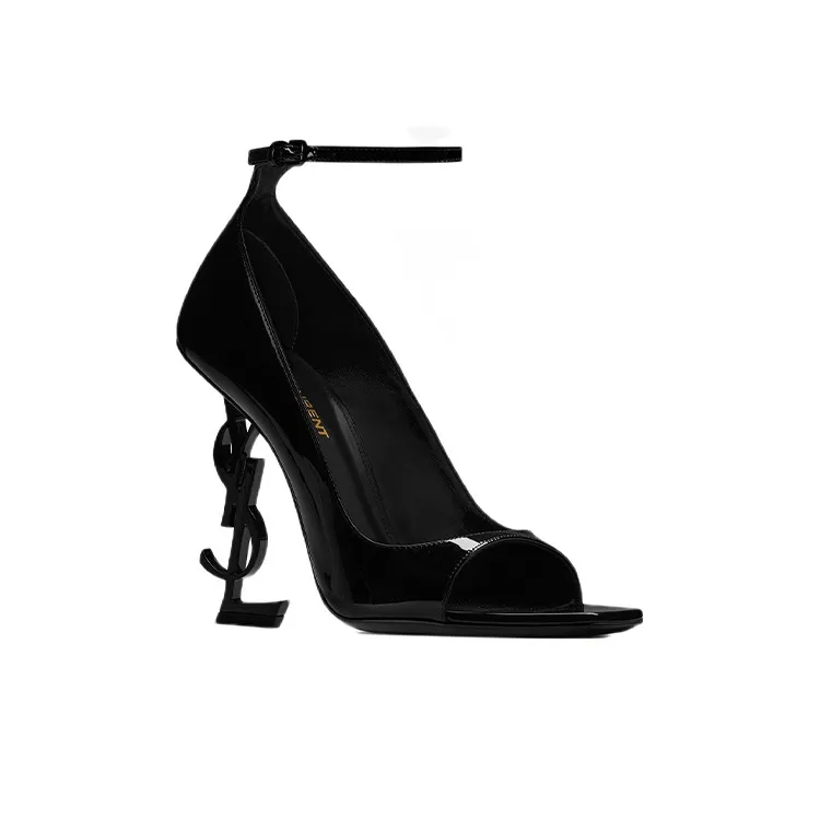 SAINT LAURENT Opyum Open-Toe Pumps-2