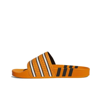 Adilette Women's Adidas Originals Slide 'Three Stripes   Bright Orange' Women's