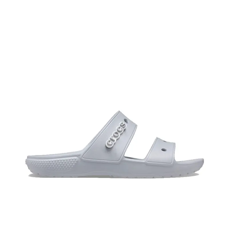 Crocs Classic Double Band Slide Sandals Light Grey-1