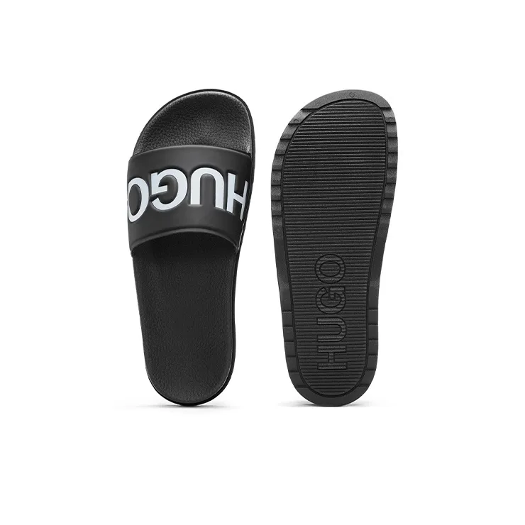HUGO BOSS Slide Slippers Men's Black-4