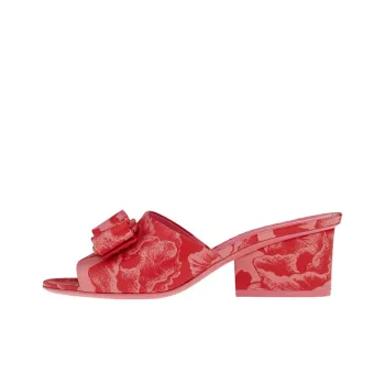 FERRAGAMO VivaViva Slide Slippers Women's Red