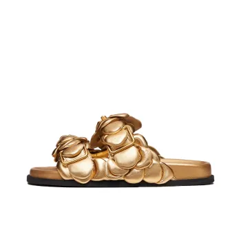 Valentino Atelier Slide Slippers Women's Gold