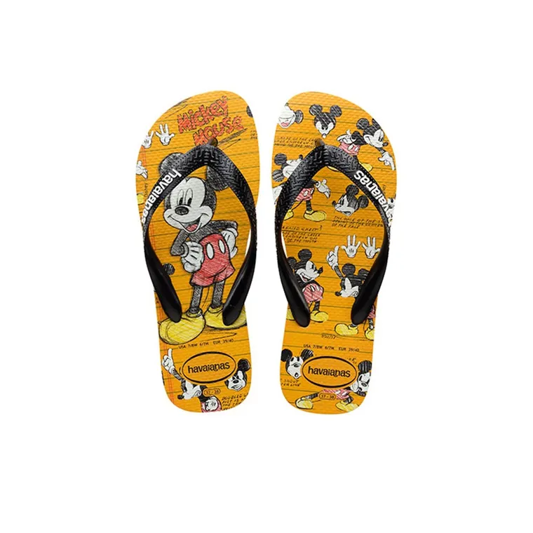 Havaianas Disney Stylish Mickey Mouse Stylish Sandal Unisex Tea Yellow-4