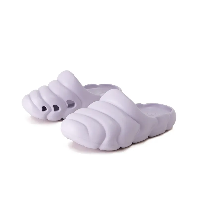 GOTO EVA Abrasion Resistant Slip Resistant Closed Toe Slippers Unisex Twilight Mountain Purple-2