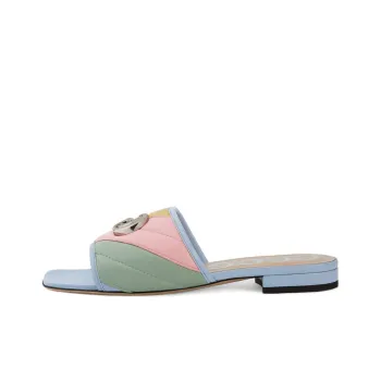 GUCCI Double G Rainbow Mules