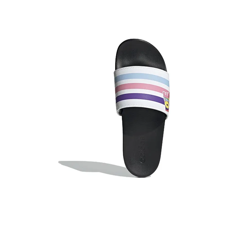 Adidas Adilette Comfort Sandals Cloud White Semi Turbo Pulse Amber-3