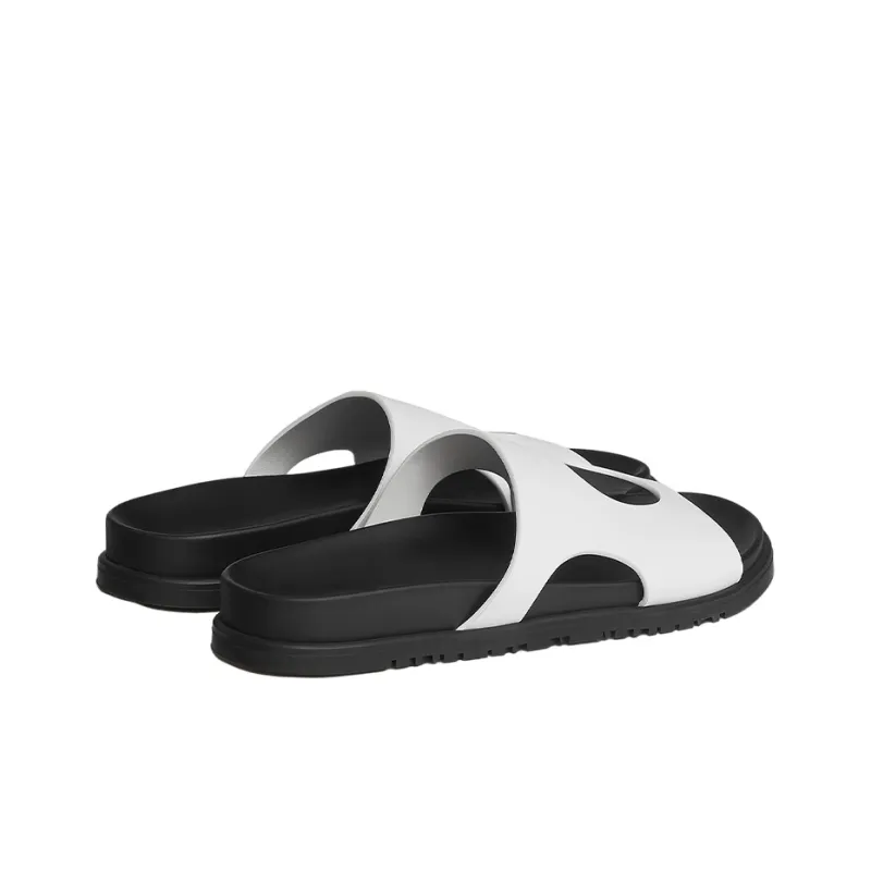 HERMES Slide Slippers Women's White-3