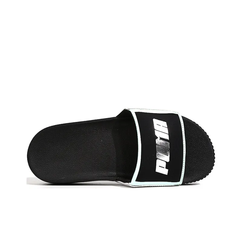 PUMA Platform Slide Tz Metallic Wns 'Silver' Women's-3
