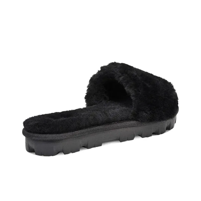 UGG Cozette Slide Black Slippers Women's-3