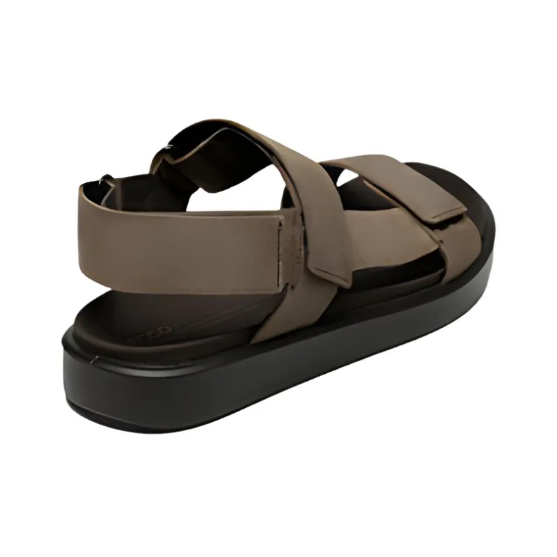 Ecco Stylish Sandals Men's Coffee-3