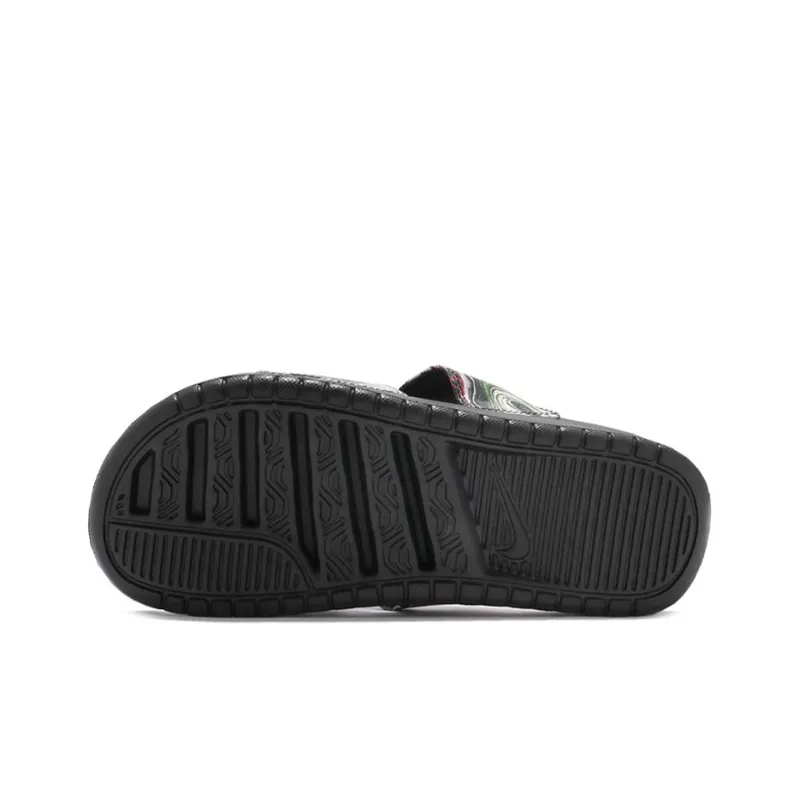 Nike Benassi Duo Ultra Slide 'Black Green Pink' Women's-6