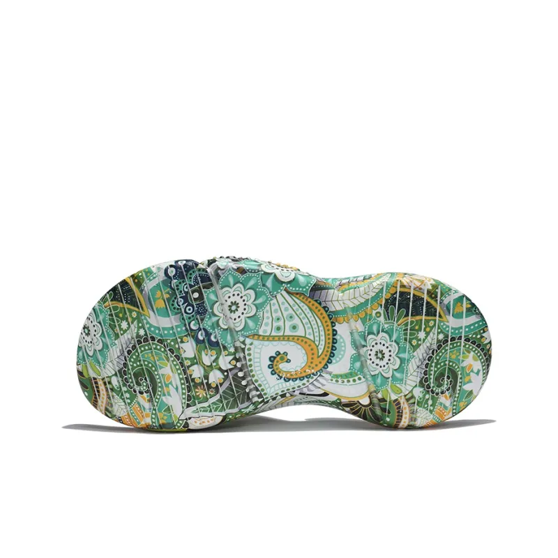NORVINCY Height Increasing Platform Western One Piece Molded Slide Slippers Unisex-4