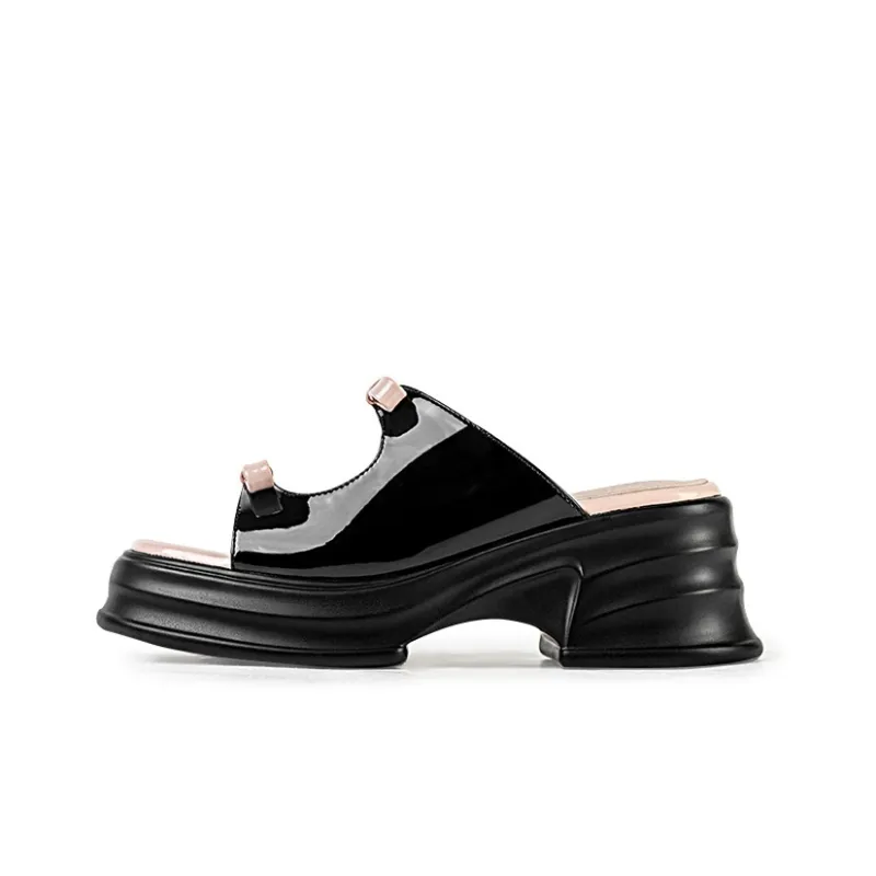 Wonderful Couple Slide Slippers 6.5cm Women's-18