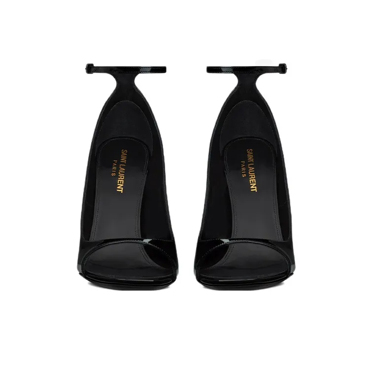 SAINT LAURENT Opyum Open-Toe Pumps-3