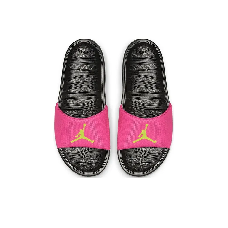 JORDAN Break Slide 'Black Hyper Pink'-2