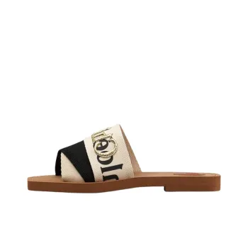 Chloe Woody Stylish Sandals Women's Black White